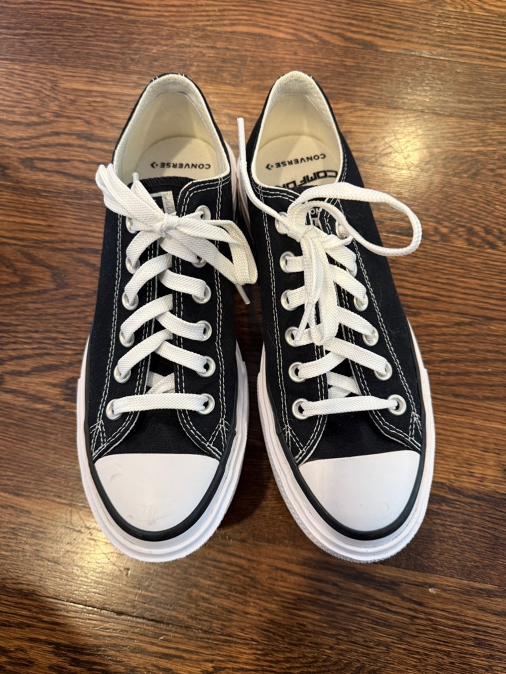 Converse Chuck Taylor All Star Lift Double Stack Women Platform 8 black - Picture 5 of 9